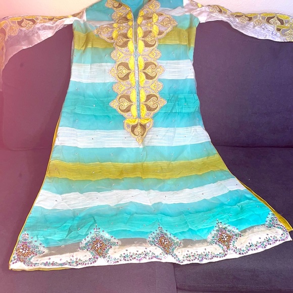 New Eid pakistani 3pc dress - Picture 1 of 5
